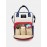Women Canvas Casual Mummy And Kids Patchwork Backpack