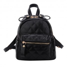 Women Casual  Rhombic  Small Backpack Student Bag