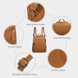 Women Anti-theft Backpack Purse Convertible Casual Bag