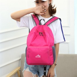Nylon Folding Lightwight Backpack Shoulder Bag Outdoor Sports Bag