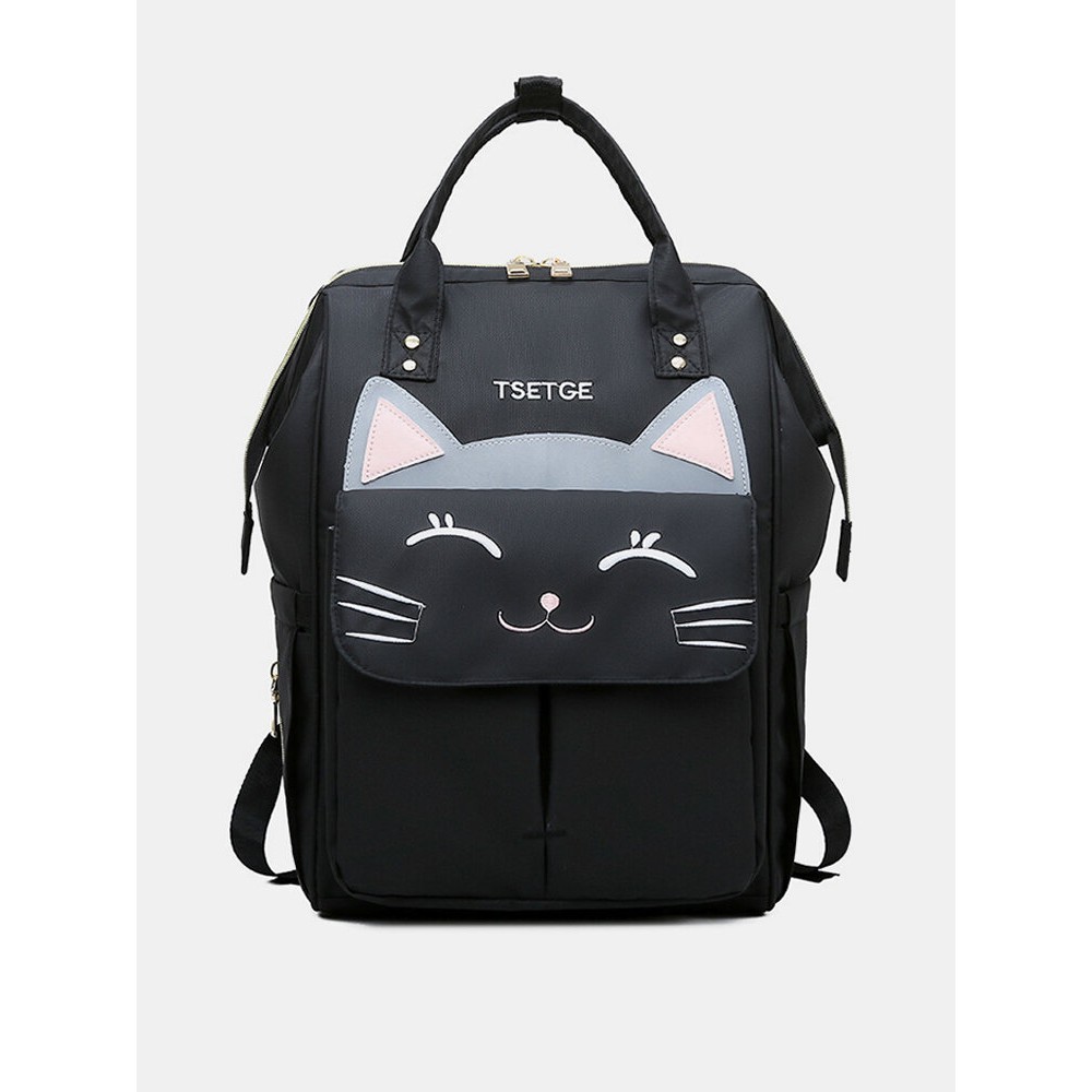 Leisure Backpack Cartoon Multi-functional Oxford Casual Shoulder Bag
