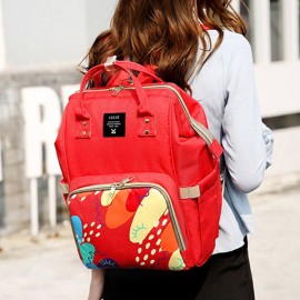 Print Diaper Mommy Bags Backpack Multi-functional Wawterproof Durable Shoulder Bags
