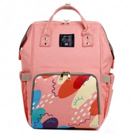 Print Diaper Mommy Bags Backpack Multi-functional Wawterproof Durable Shoulder Bags