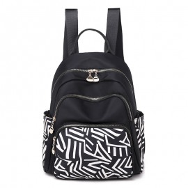 Simple And Stylish Large-capacity Backpack Girl Casual Light Oxford Cloth Bag Trend Wild Shopping Backpack