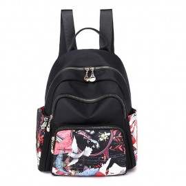 Simple And Stylish Large-capacity Backpack Girl Casual Light Oxford Cloth Bag Trend Wild Shopping Backpack
