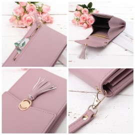 Bohemian Tassel Shoulder Bag 5.5 Inches Phone Bag For Women