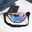 Women Clear Transparent Waist Pack PVC Fanny Pack Belt Bum Bags