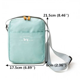 Nylon Multi-function Travel Crossbody Bag Solid Lightweight Shoulder Bag For Women