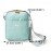 Nylon Multi-function Travel Crossbody Bag Solid Lightweight Shoulder Bag For Women