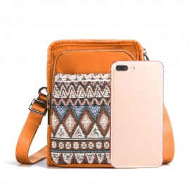 Brenice National Multi-pocket Bohemia Card Holder Mini Crossbody Bags