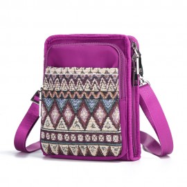 Brenice National Multi-pocket Bohemia Card Holder Mini Crossbody Bags