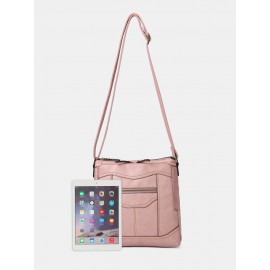 Mandy Women Multifunction Bag Solid Casual Crossbody Bag