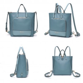 Women Multi-carry Backpack Patchwork Crossbody Bag Satchel