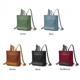 Women Multi-carry Backpack Patchwork Crossbody Bag Satchel