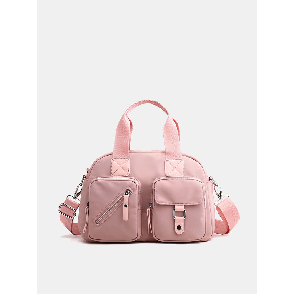 Women Nylon Water Resistant Multi-slot Crossbody Bags