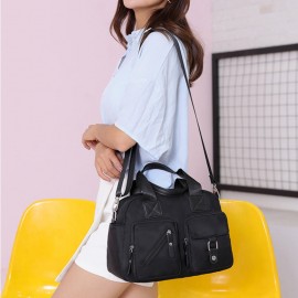 Women Nylon Water Resistant Multi-slot Crossbody Bags