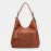 Women Laser Cut Bag Tassel Rivet Tote Bag