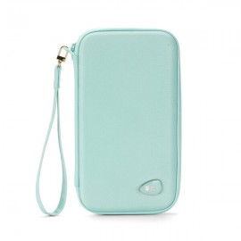 Women Men Nylon Casual Travel Passport Storage Bag Clutch Wallet Purse