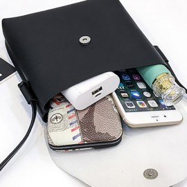 Stylish Women Flap PU Leather Crossbody Bag Shoulder Bags