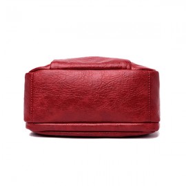 Women Plain Multi-pockets Square Bag Shoulder Bag