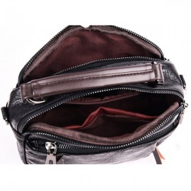 Women Plain Multi-pockets Square Bag Shoulder Bag