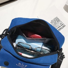 Women Canvas Hip-hop Mini Shoulder Bag Crossbody Bag