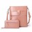 Women Anti-theft Solid 2 Picese Multifunction Crossbody Bag