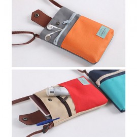 Travel Portable Crossbody Passport Bag Smartphone Camera Bag
