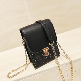 Women Multi-function Grid Pattern Shoulder Bags Crossbody Phone Bags